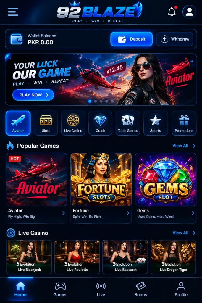 92Blaze Game APK Download