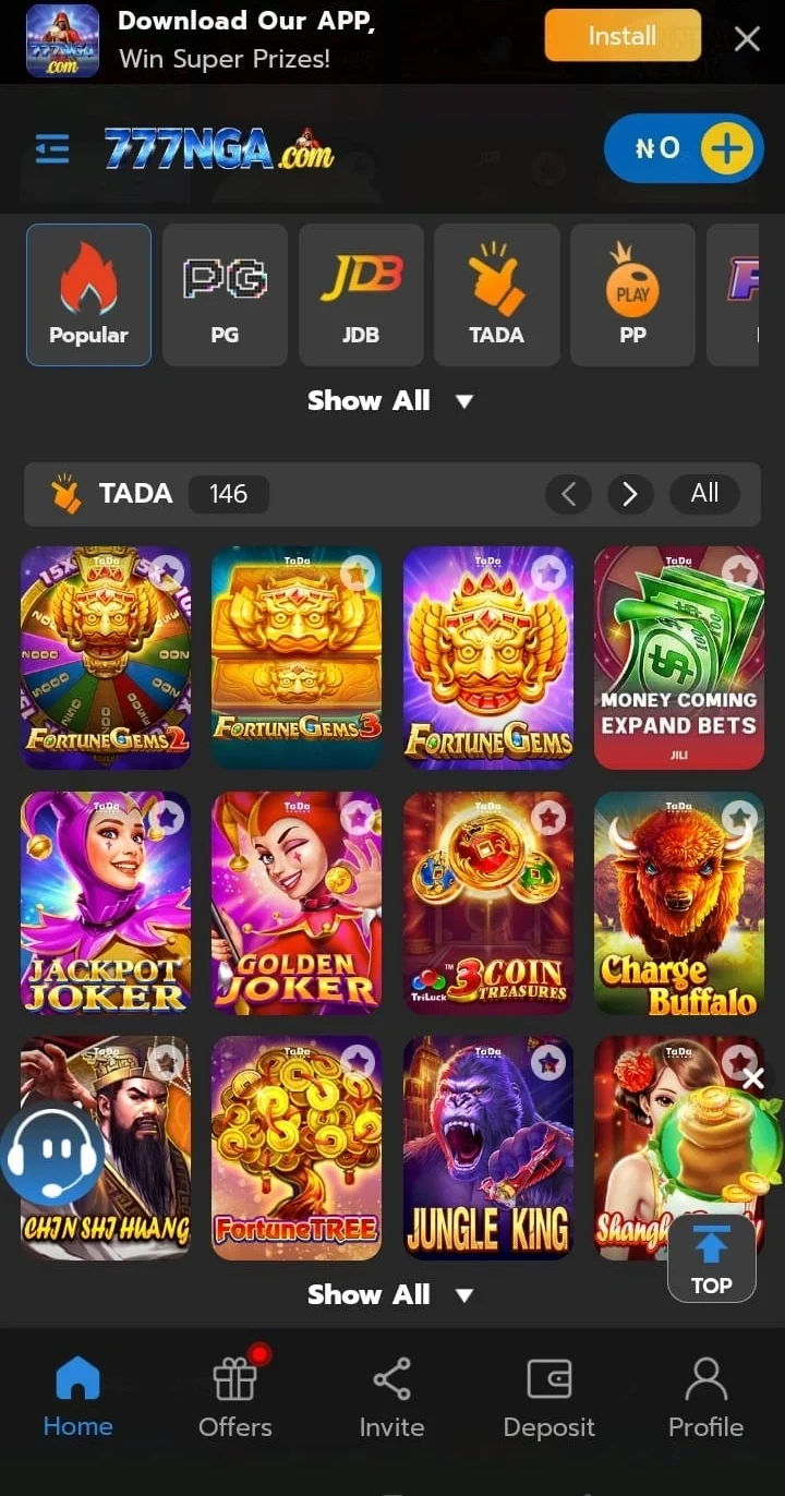 777nga game download