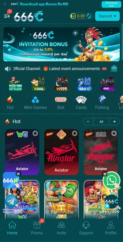 6666C Game dashboard
